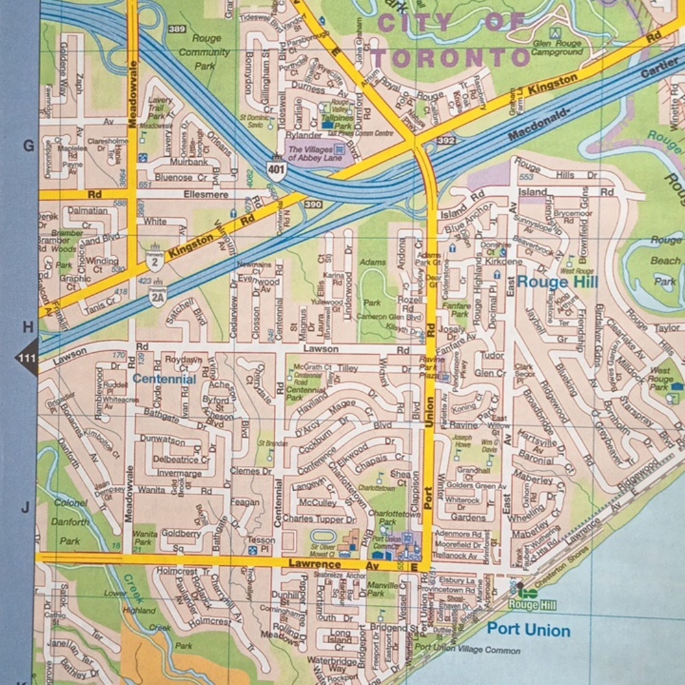 🟡Toronto & Area Map - Picture 5 of 7